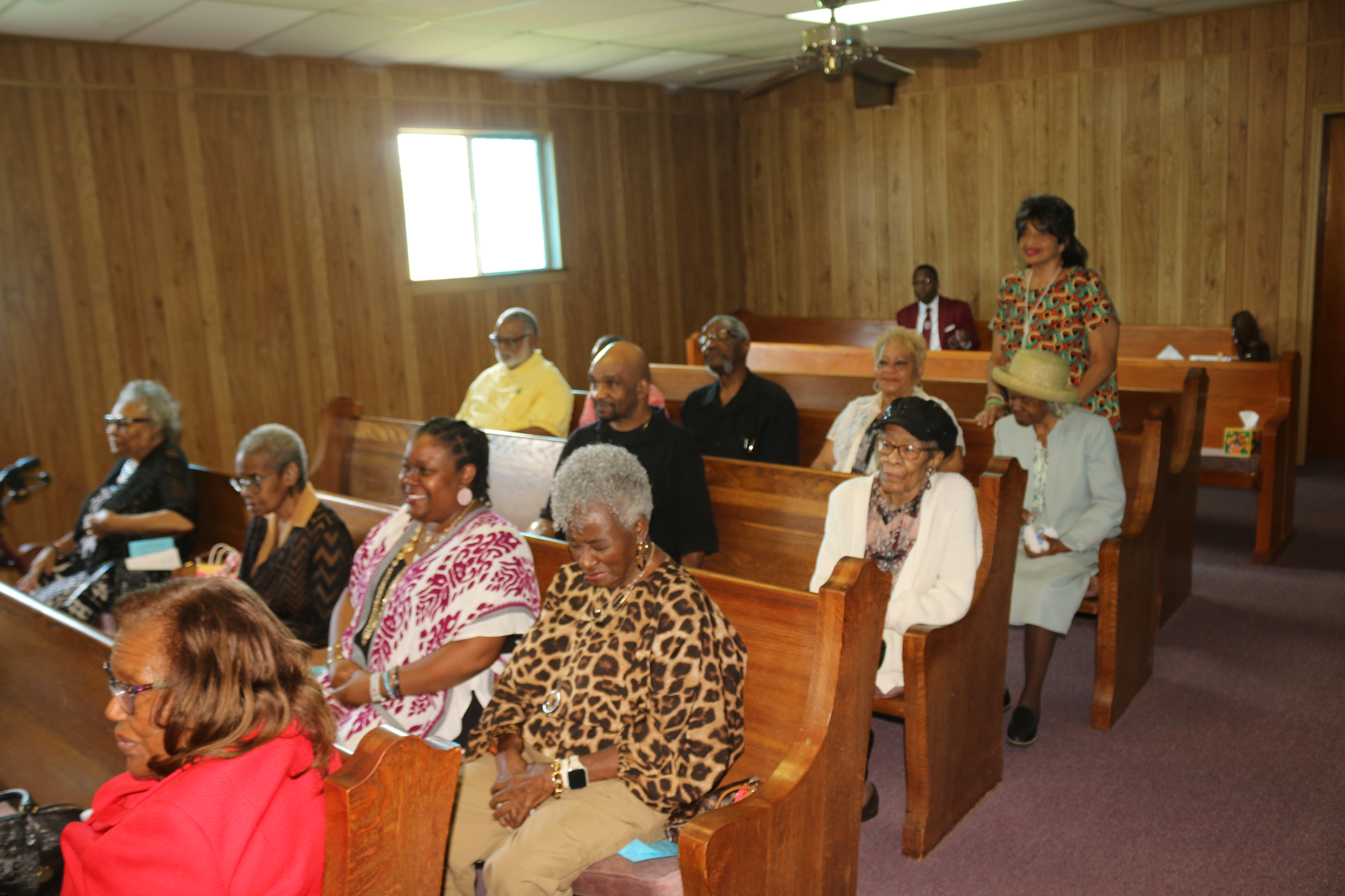 Worship service at Flipper Chapel A.M.E. Church